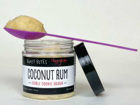 Jar of Edible Cookie Dough - Coconut Rum Flavor